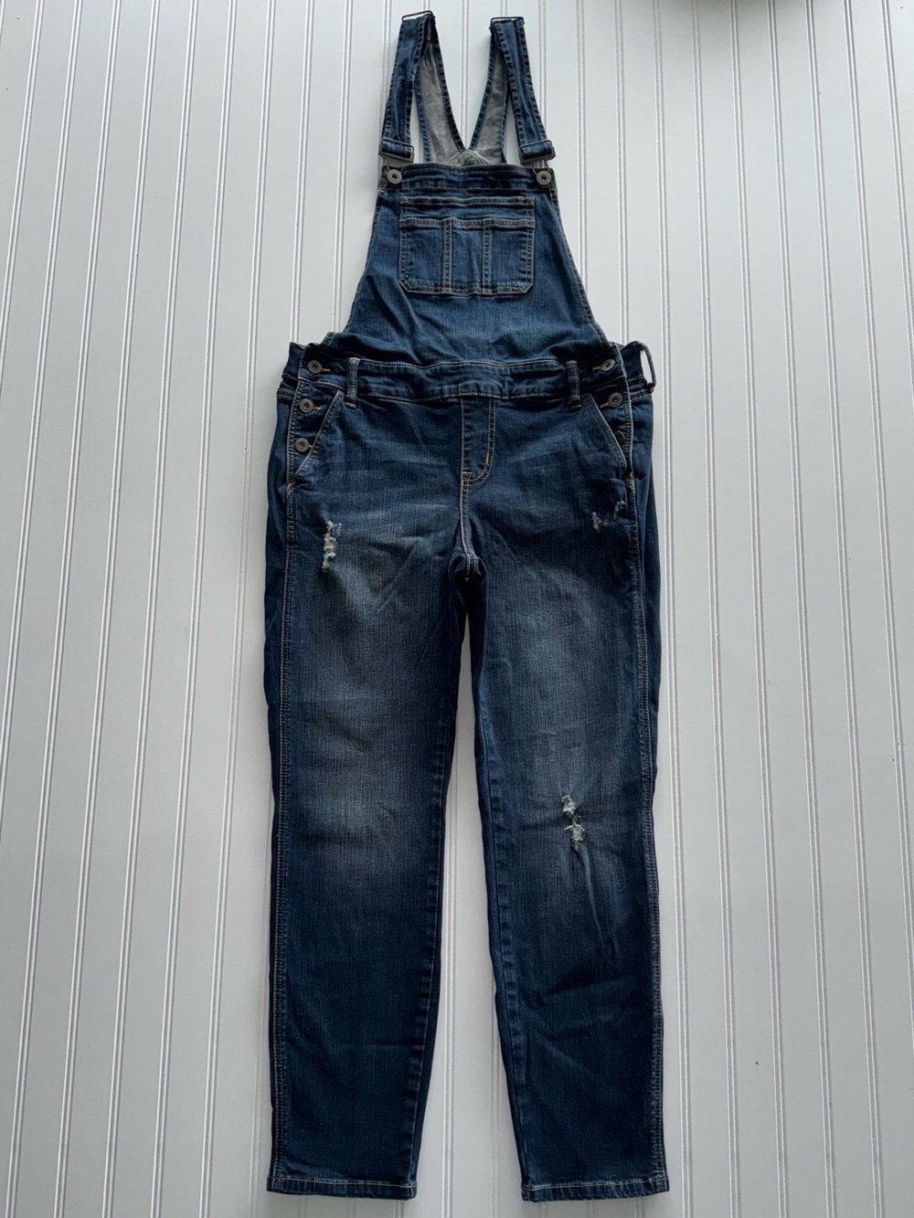 Torrid Dark Blue Denim Overall Jeans